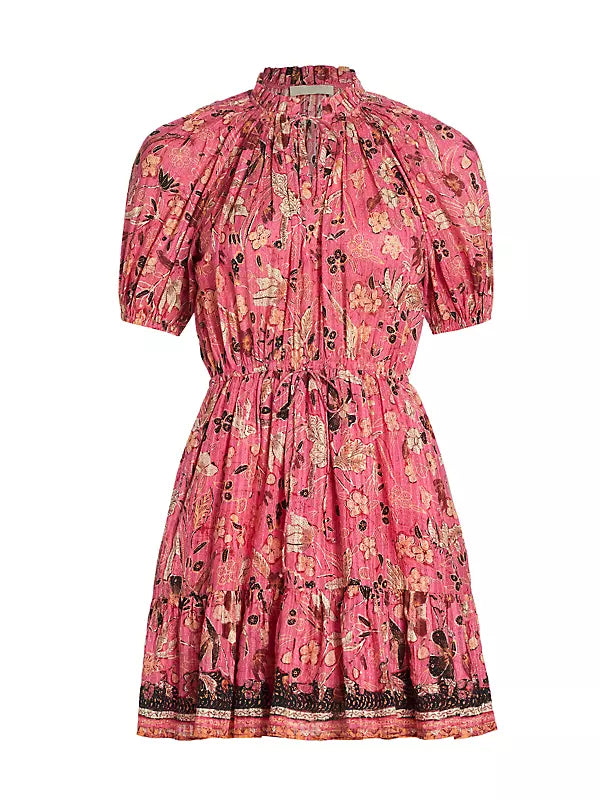 Sanna Puff-Sleeve Mini Dress