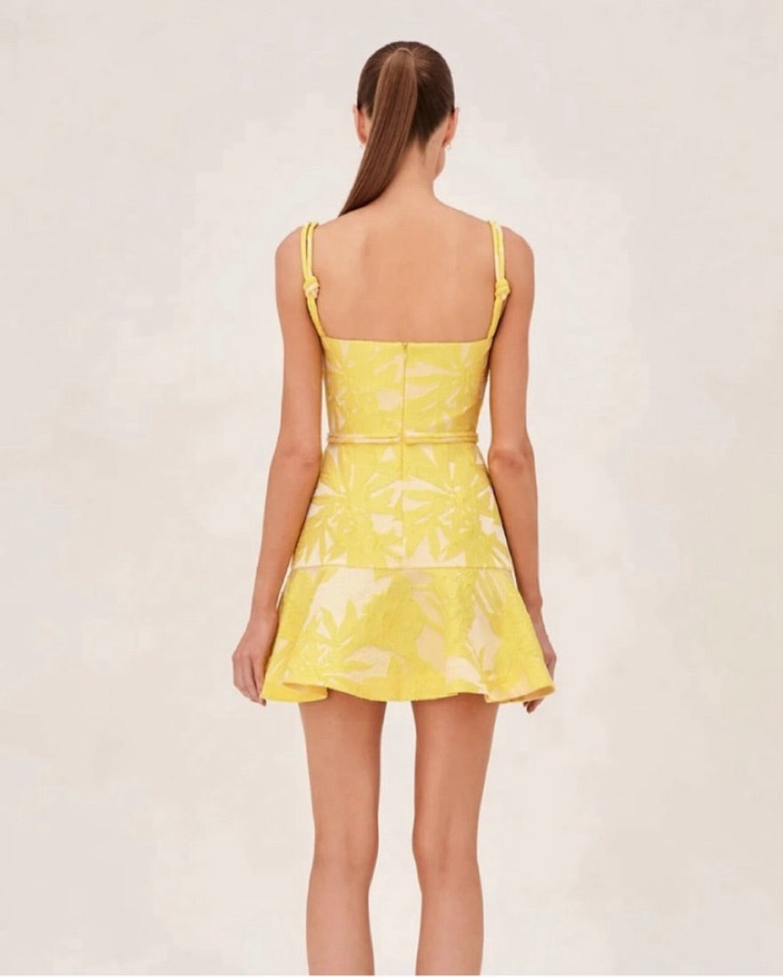Alik Dress in Tuscany Spring