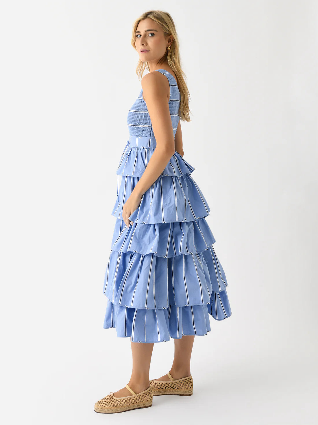 Andre Ruffle Maxi Dress