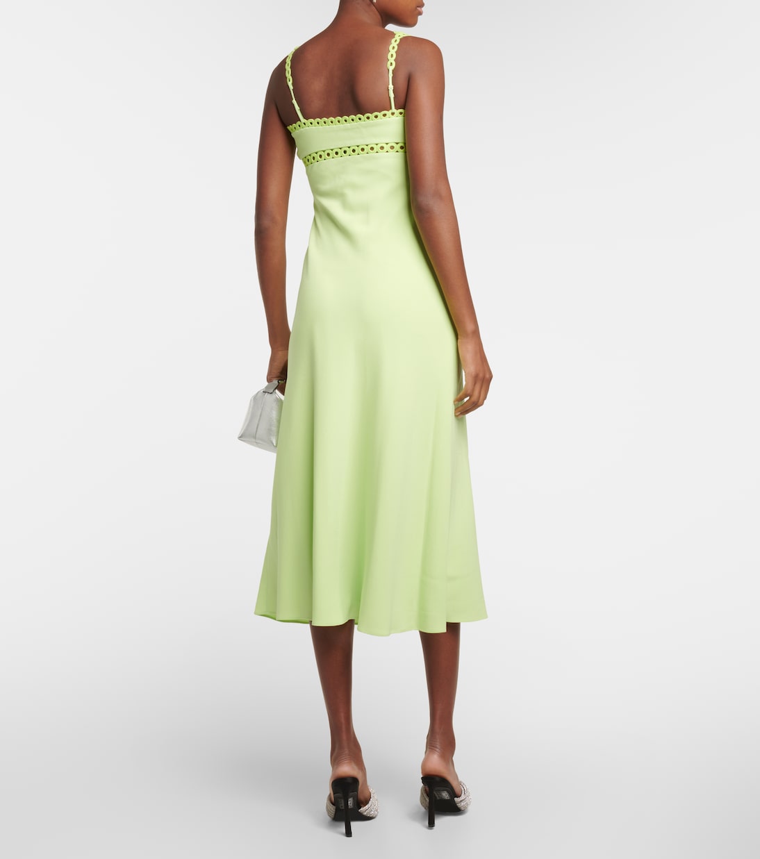 Sevilla Crochet Midi In Lime