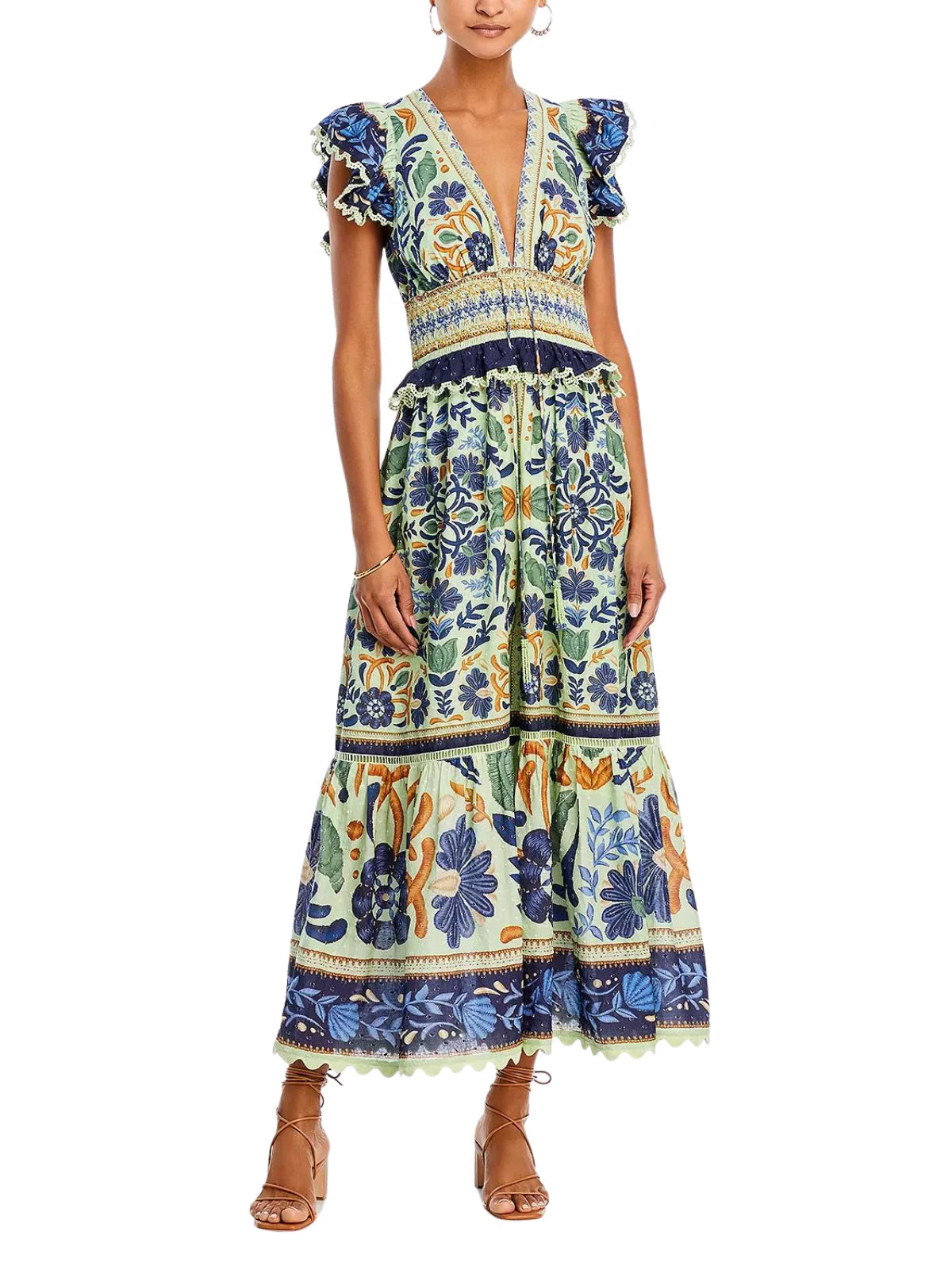 Ocean Tapestry Maxi Dress
