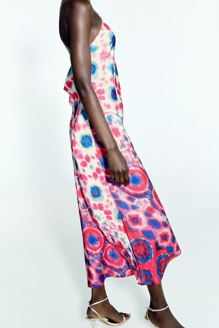 Pink Tie Dye Maxi