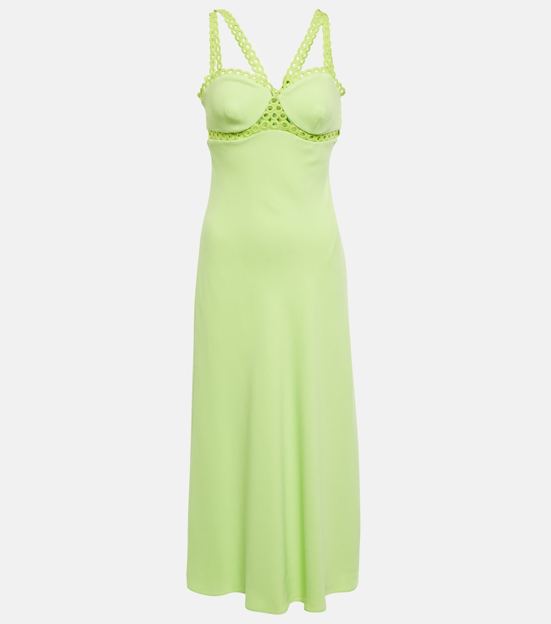 Sevilla Crochet Midi In Lime