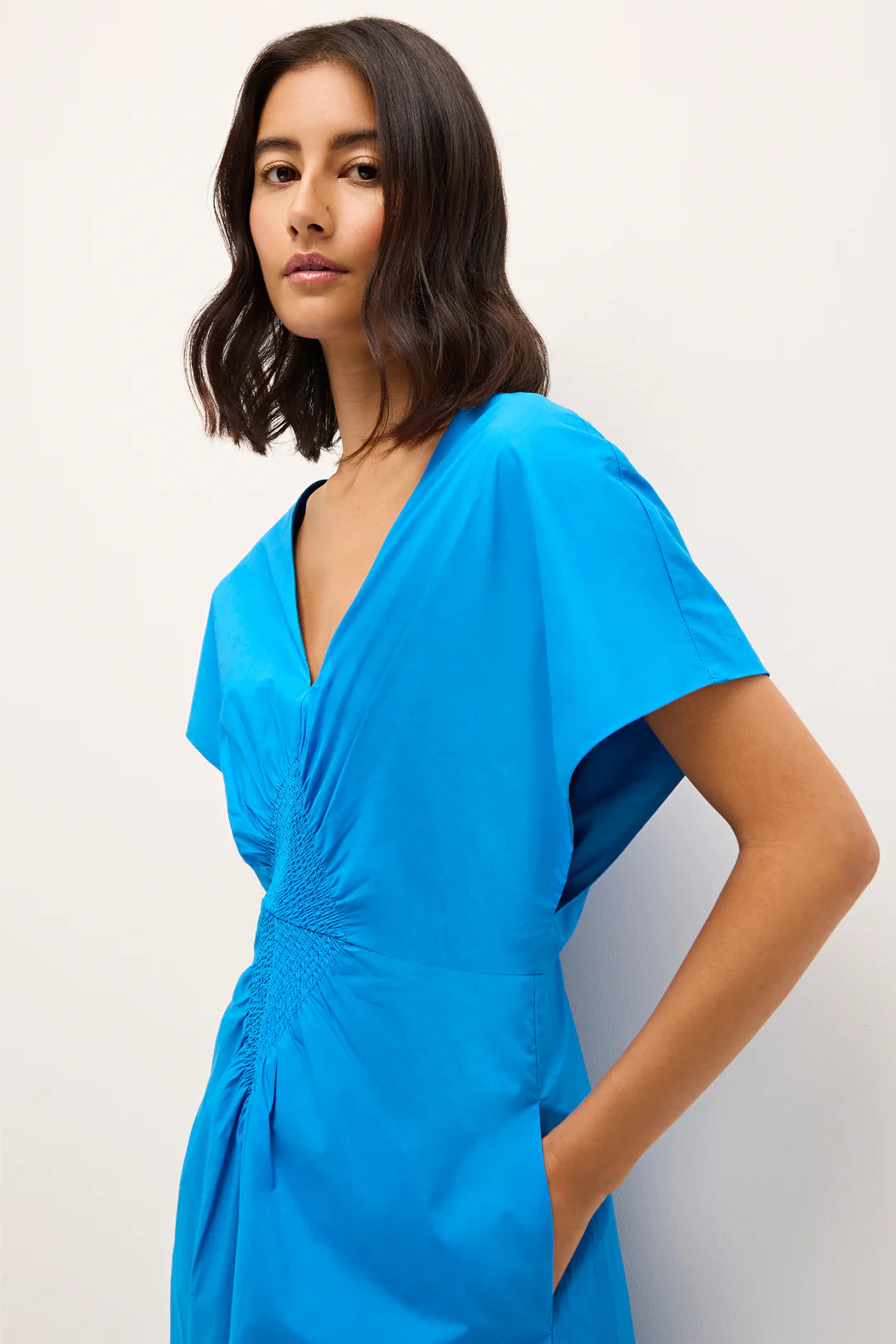 Willow Maxi Dress In Blue Alabster