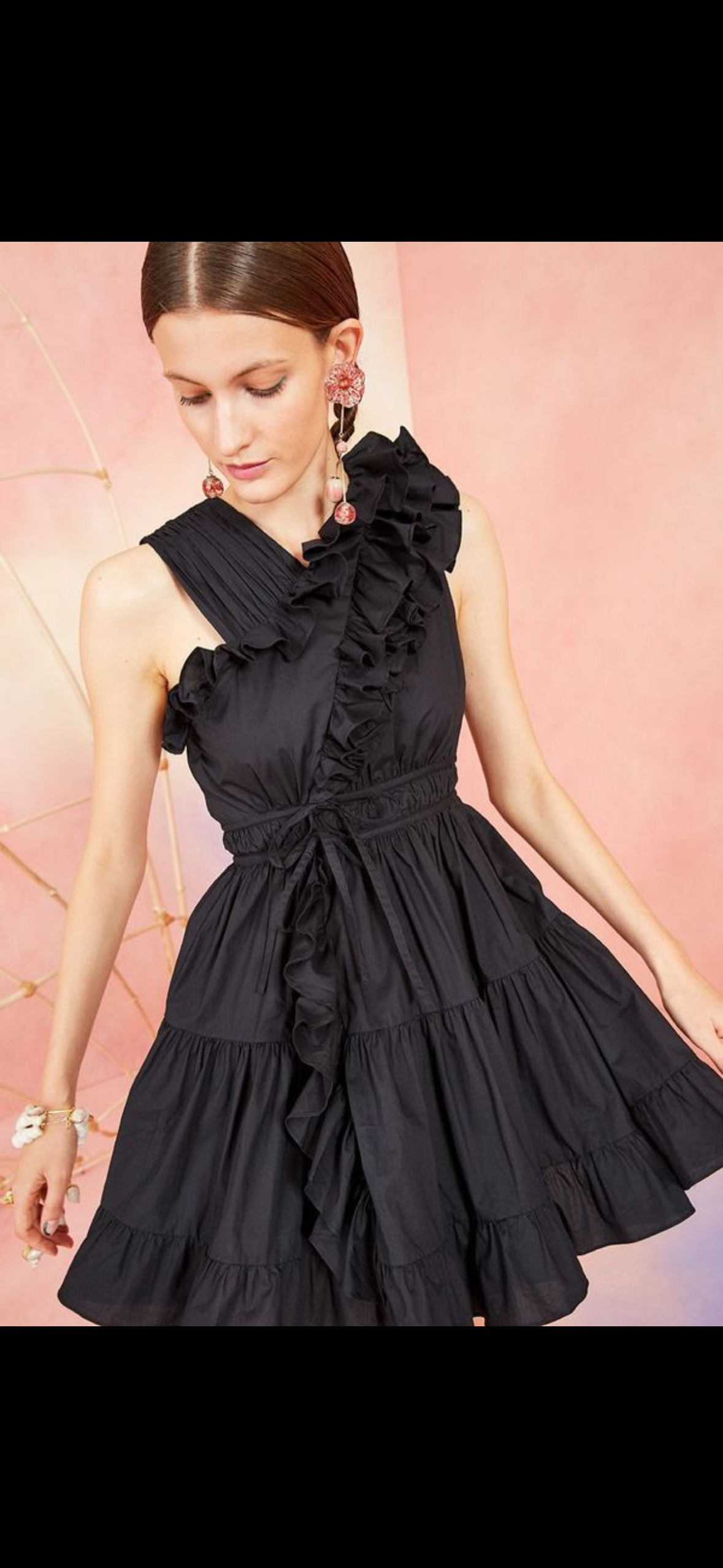 Iliana Dress in Noir