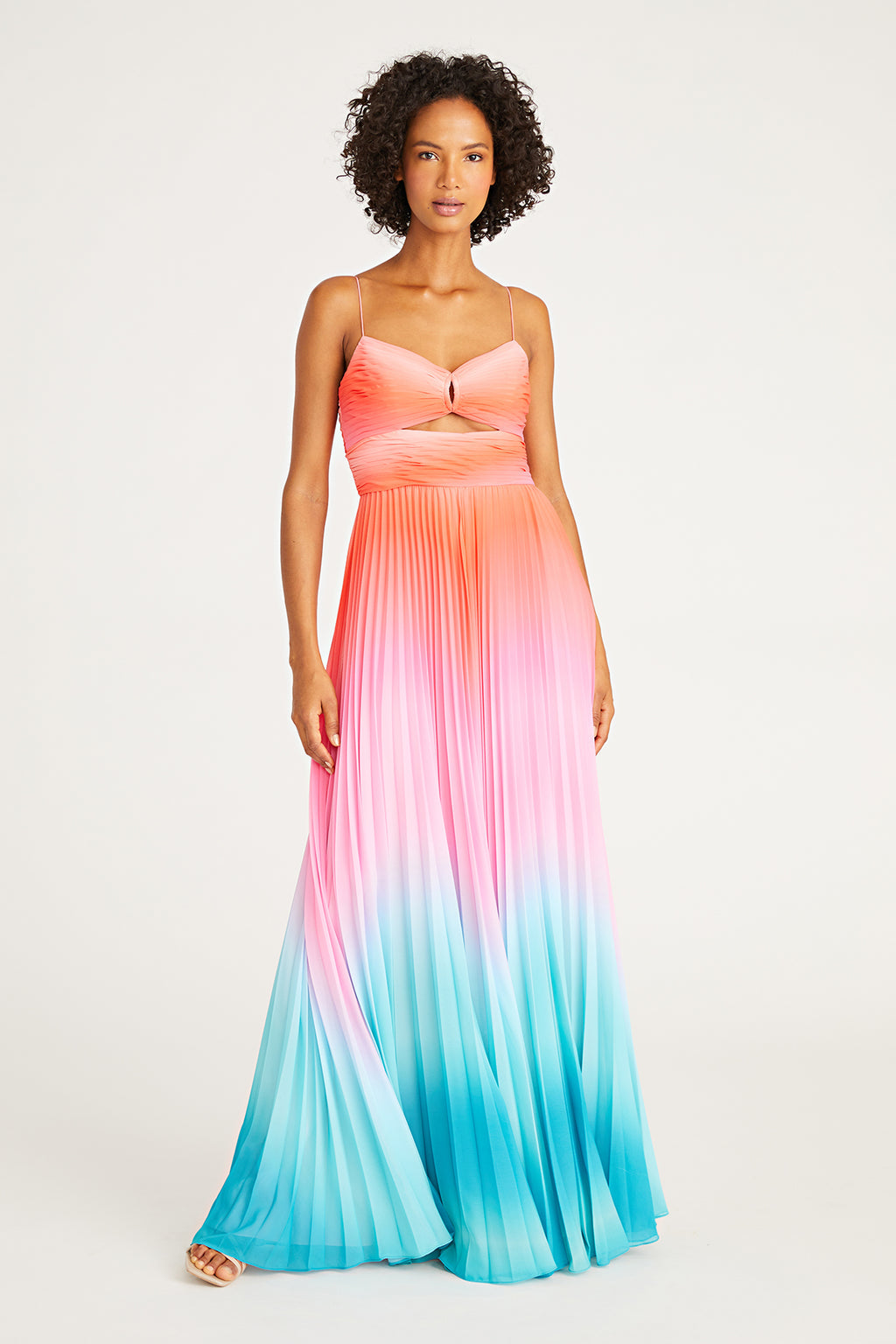 Emmett Pleated Gown