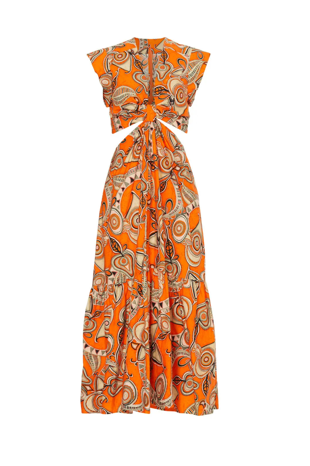 Alexandria Orange Dress