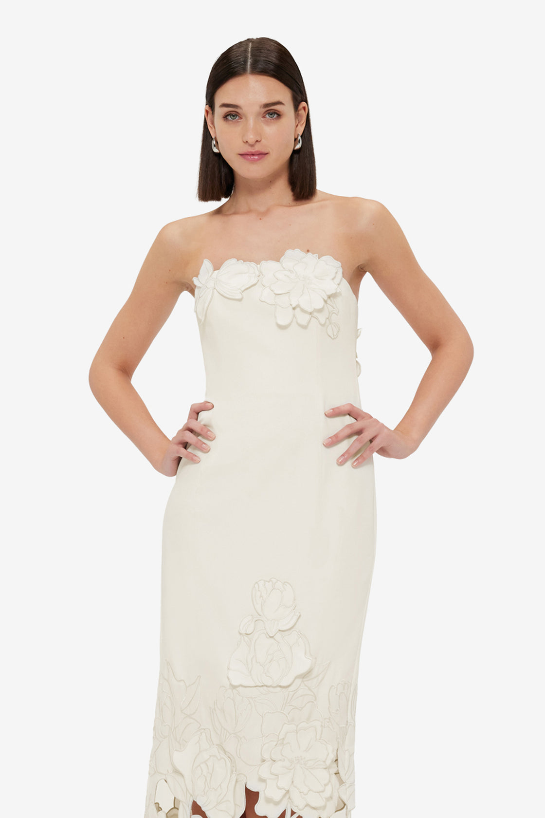 Rayana Maxi Dress in Vanilla