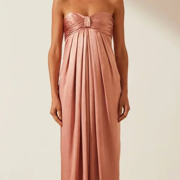 La Lune Strapless Knot Maxi