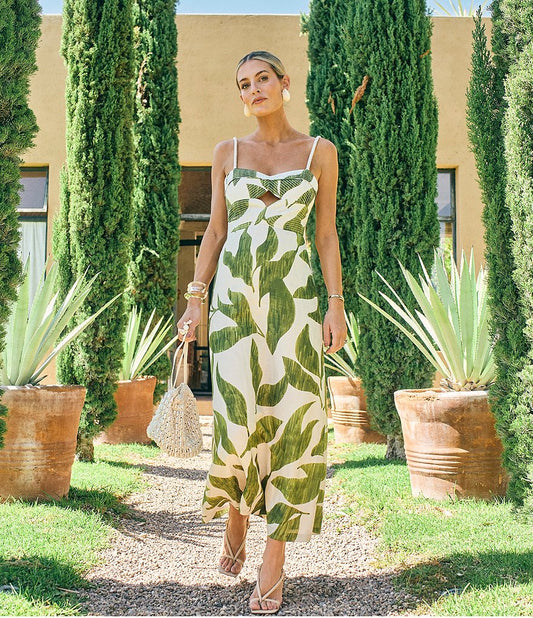 Finley Linen Maxi Dress