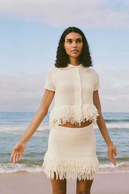 Fringe Knit Set