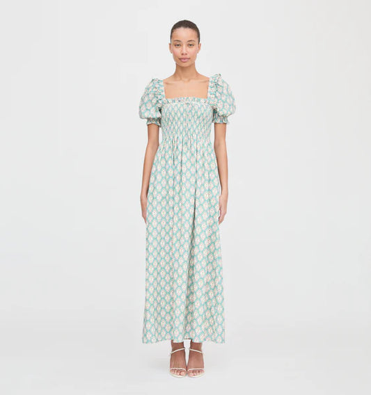 Scarlett Dress In Raspberry Ikat
