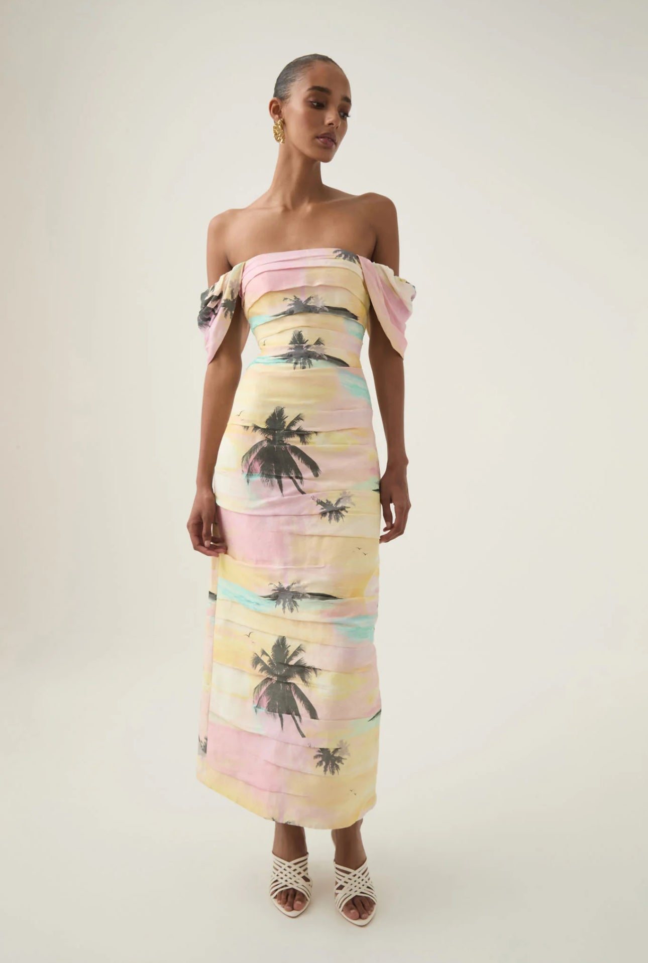 Zara Gathered Maxi