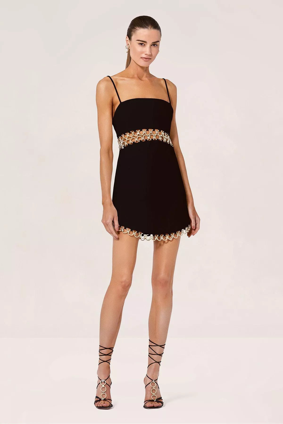 Gaudy Dress In Black