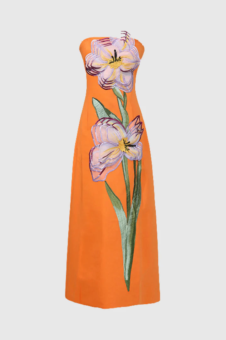 Mimoza Floral Midi Dress
