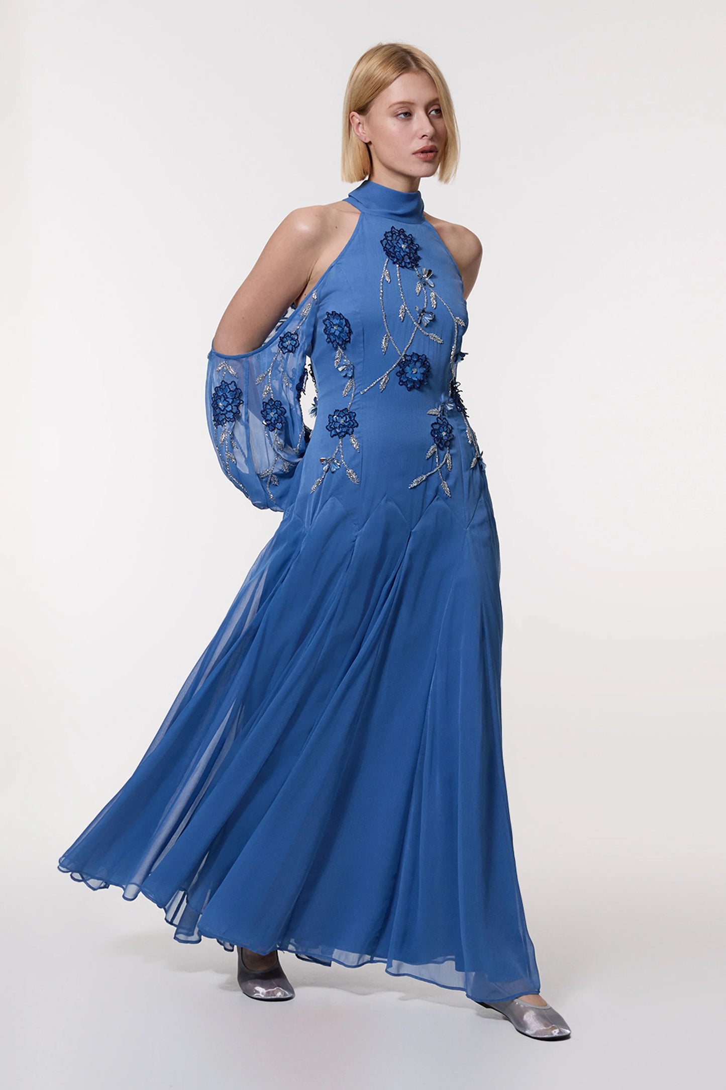 Cold Shoulder Maxi
