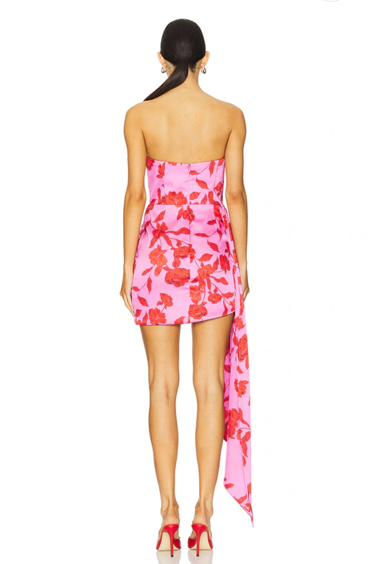 Chasing Dawn Dress In Apricot Poppy