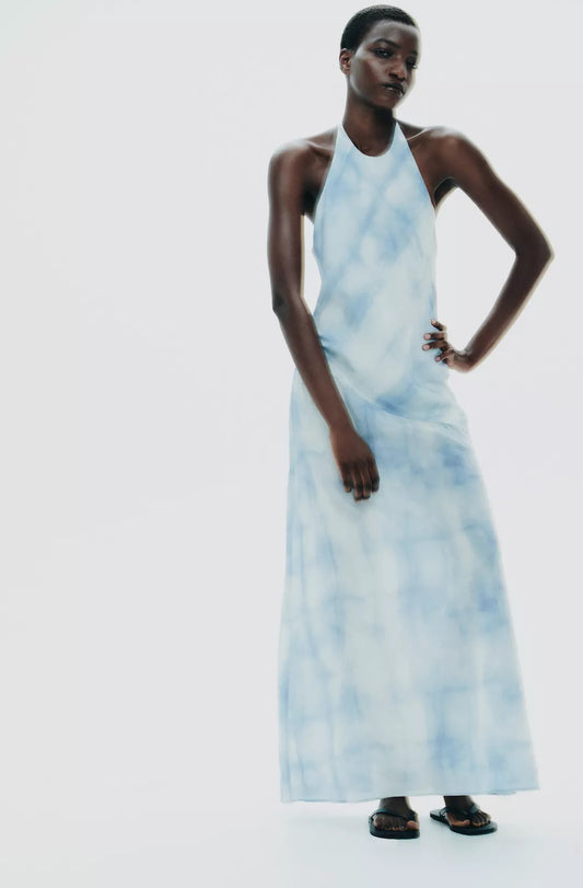 Halter Tie Tye Dress