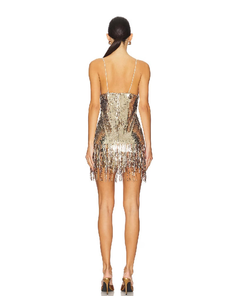 Isabetta Sequin Mini Dress