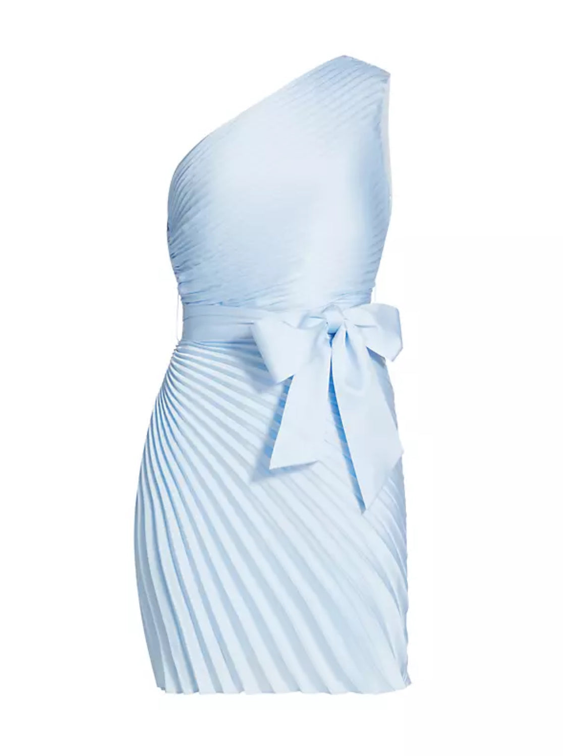 Estie Satin Pleated Dress