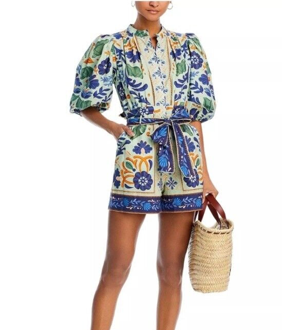 Ocean Tapestry Romper