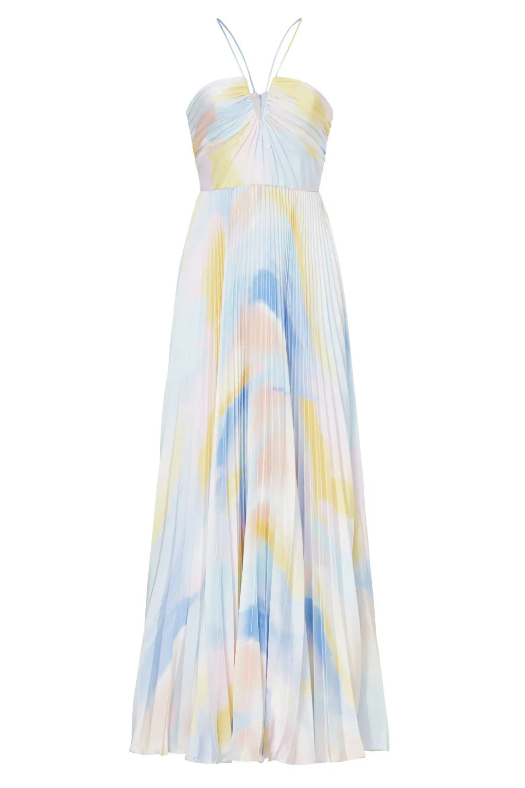 Swirl Satin Gown