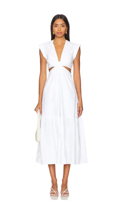 Alexandria Dress in White
