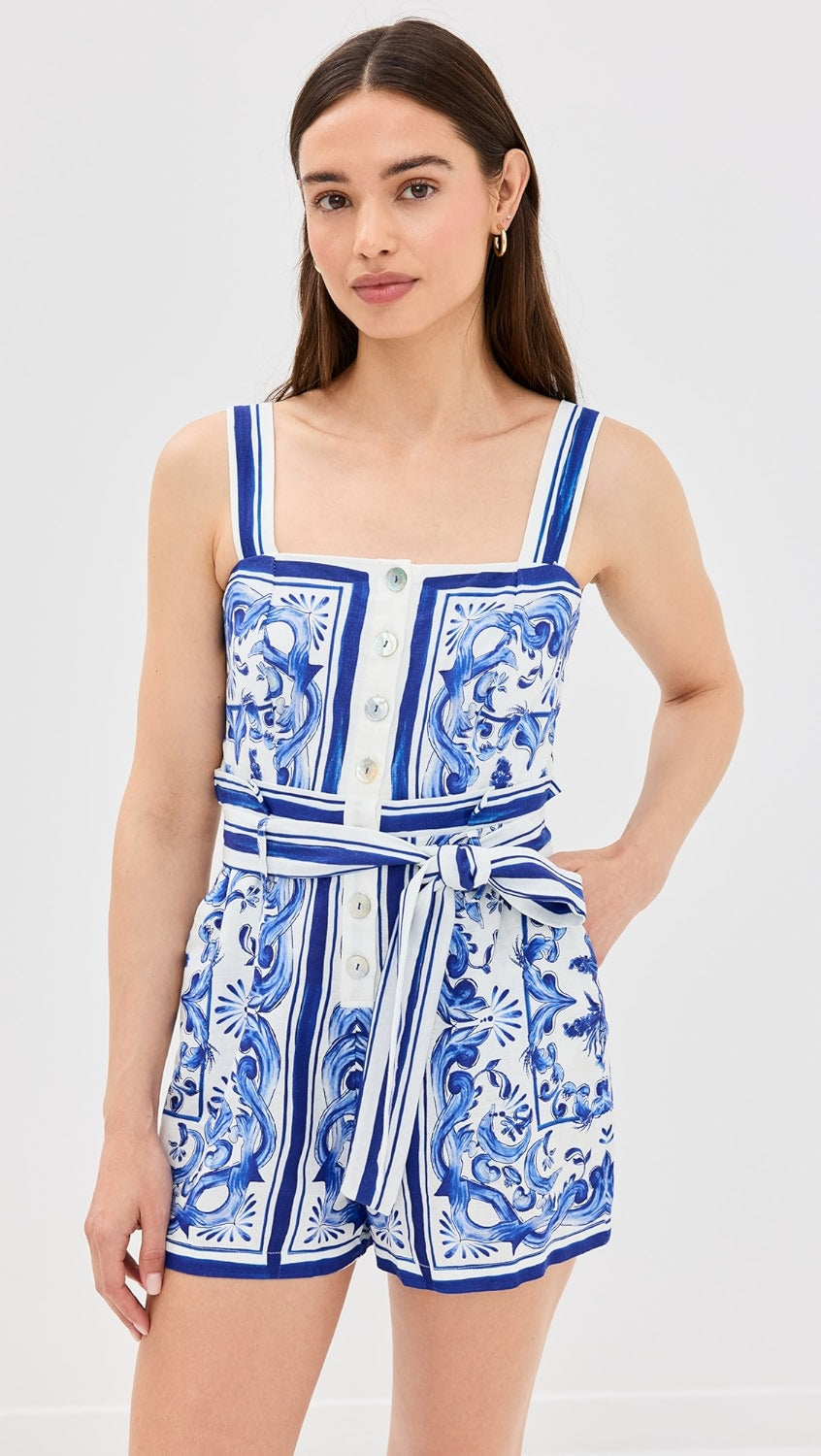 Garden Tiles Romper