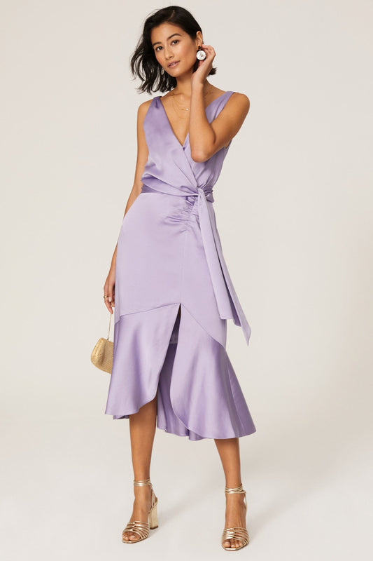 Mia Fluid Satin Dress