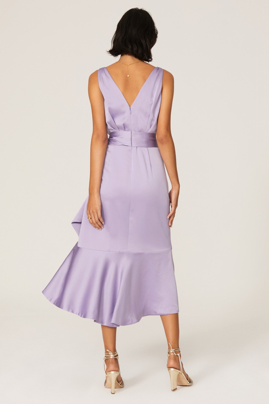 Mia Fluid Satin Dress