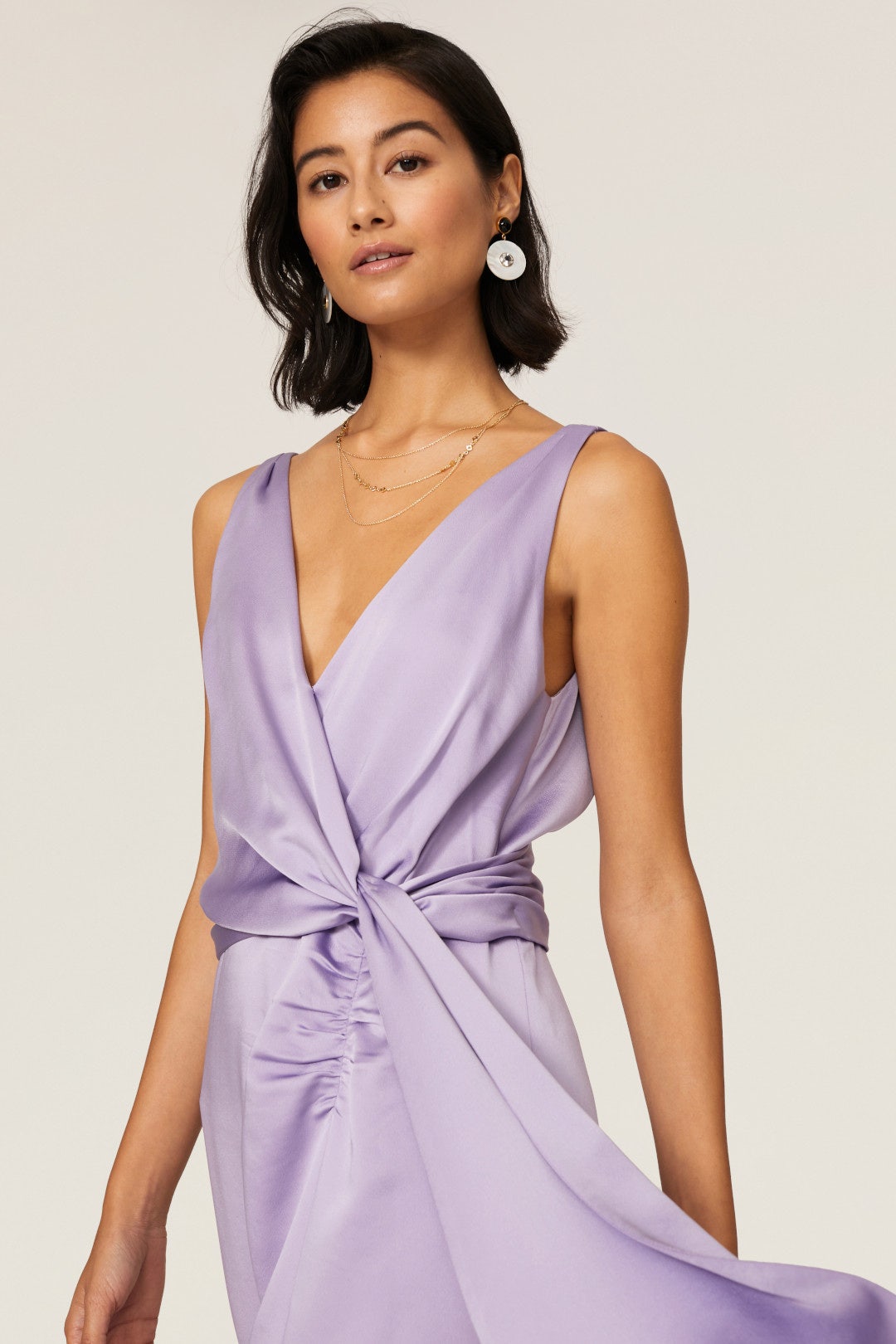 Mia Fluid Satin Dress