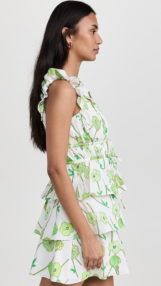 Clay Ruffle Mini Dress