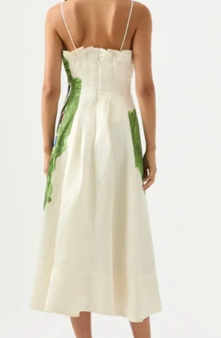 Paradiso Clinched Midi Dress