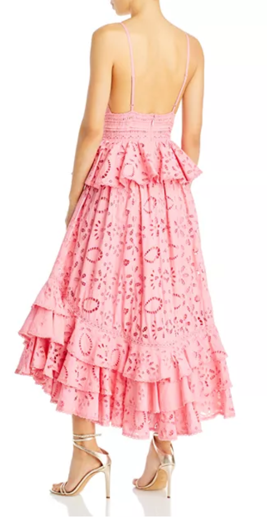 Tiered Bubblegum Dress