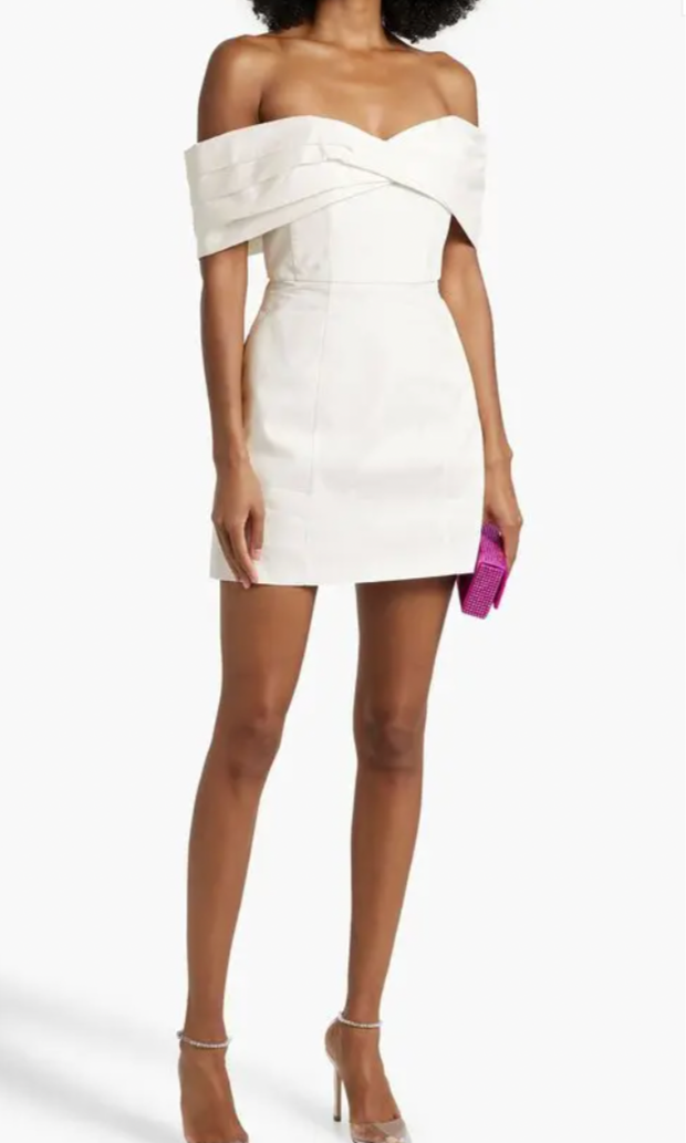 Twist Front Mini Dress
