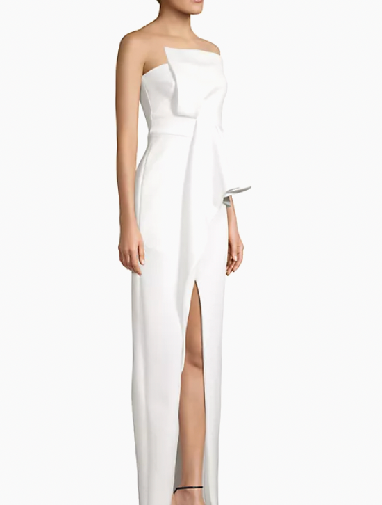 Jonas Asymmetrical Draped Gown