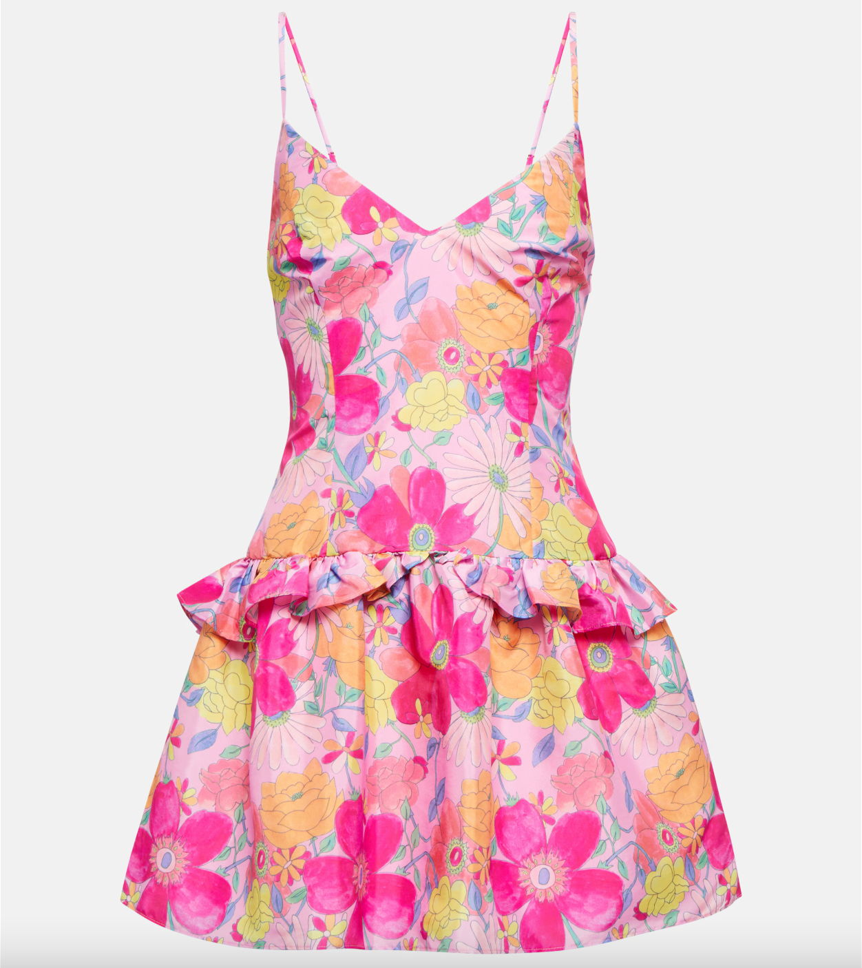 Fabienne Ruffle Mini Dress