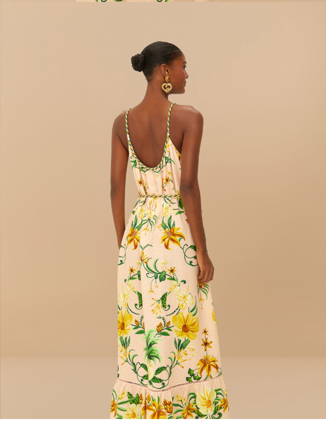Pink Botanical Dress
