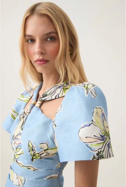 Presence Hibiscus Mini Dress