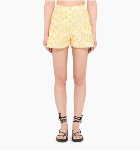 Gabrielle Broderie Anglais Shorts