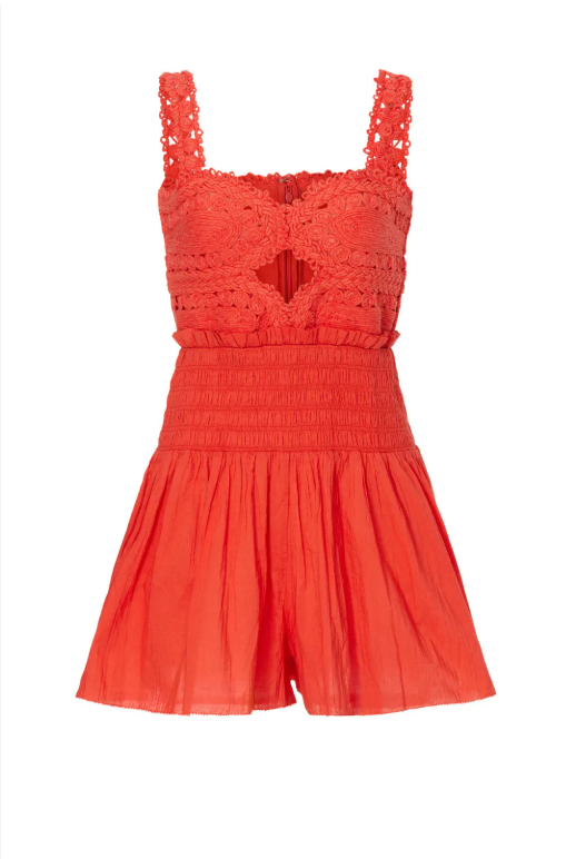 Camila Pleating Romper