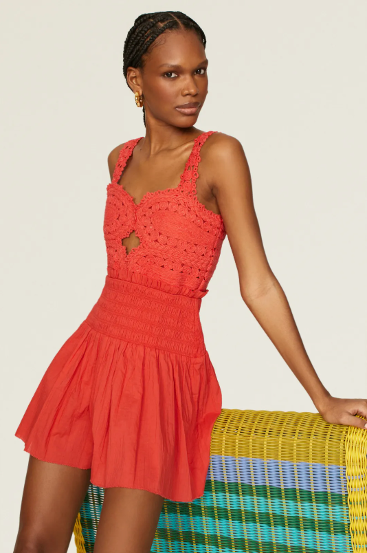 Camila Pleating Romper