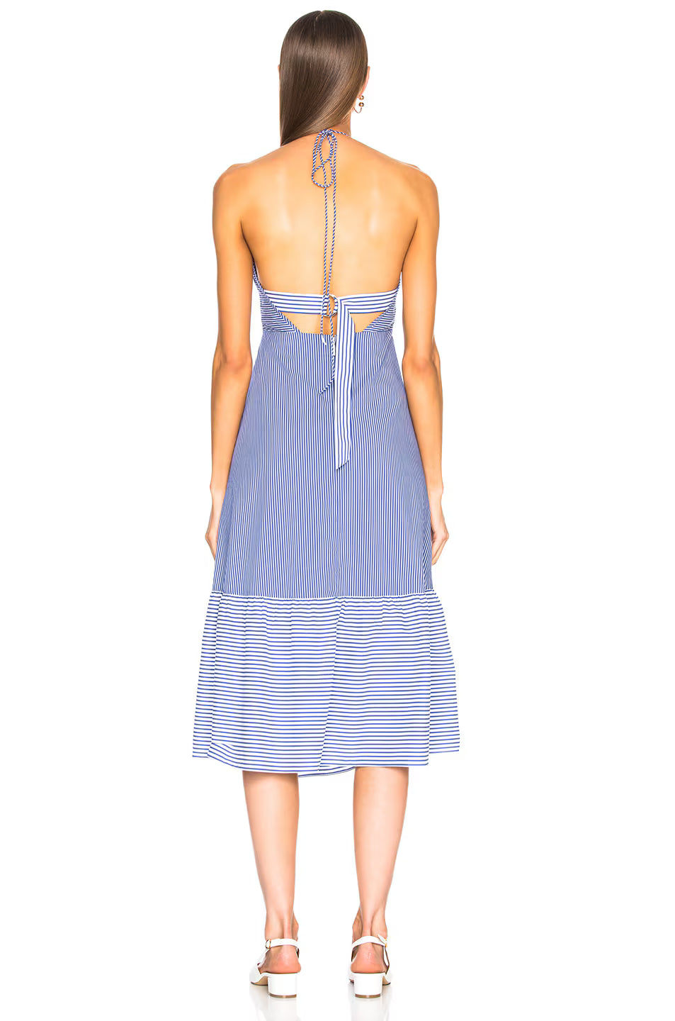 Collage Shirting Dress