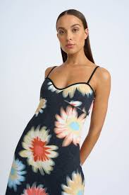 Malia Bias Midi Dress