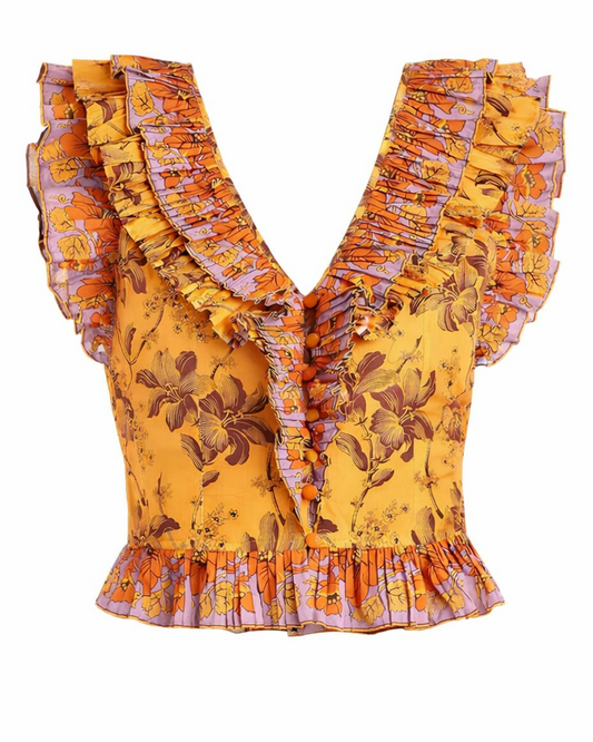 Maxine Mango Top