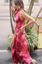 Iris Satin Maxi Dress