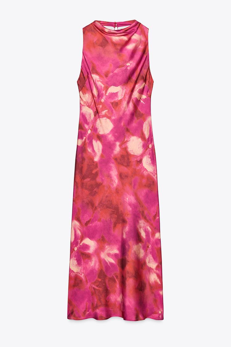 Iris Satin Maxi Dress