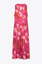 Iris Satin Maxi Dress