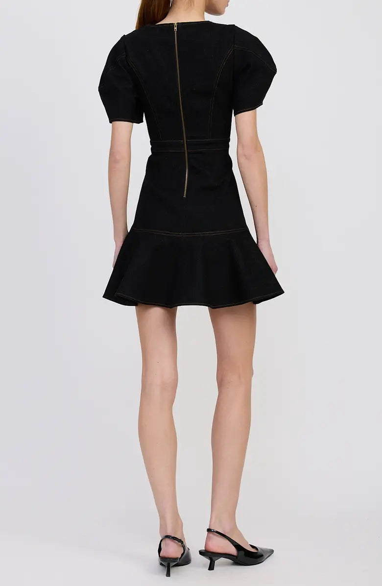 Aliyah Denim Mini Dress