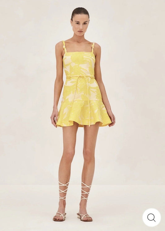 Alik Dress in Tuscany Spring